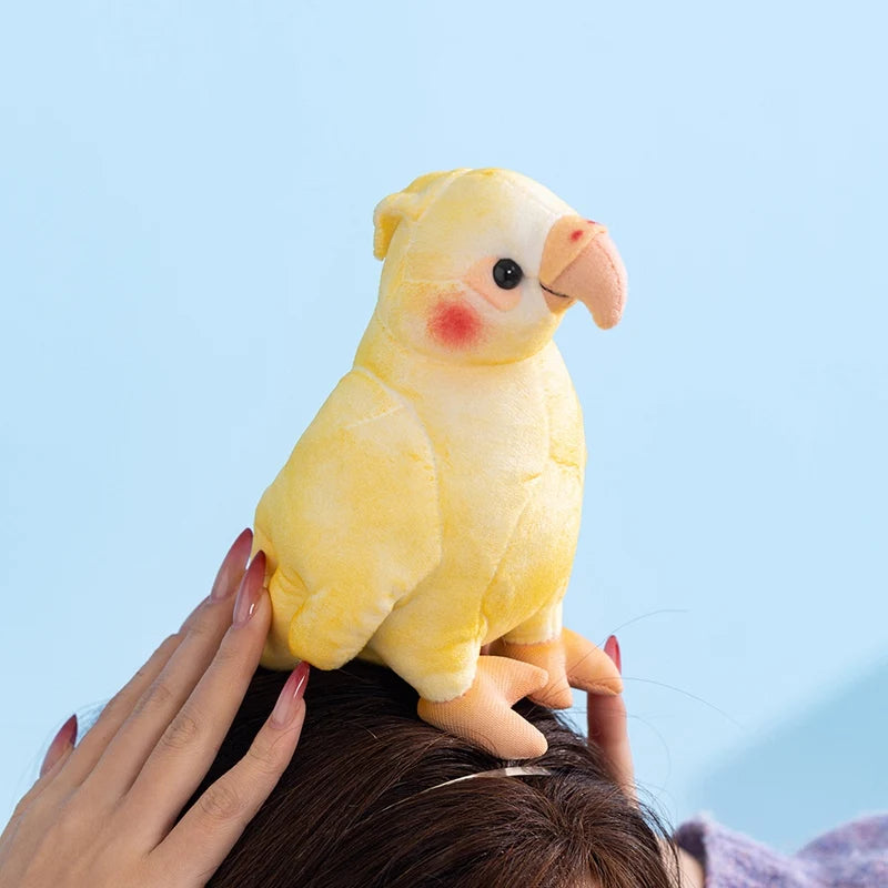 SassBeak Kawaii Plush Parrot Buddy 17cm Soft Snuggle Toy