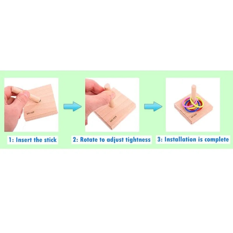 SassBeak Bird Training Ring Puzzle Toy