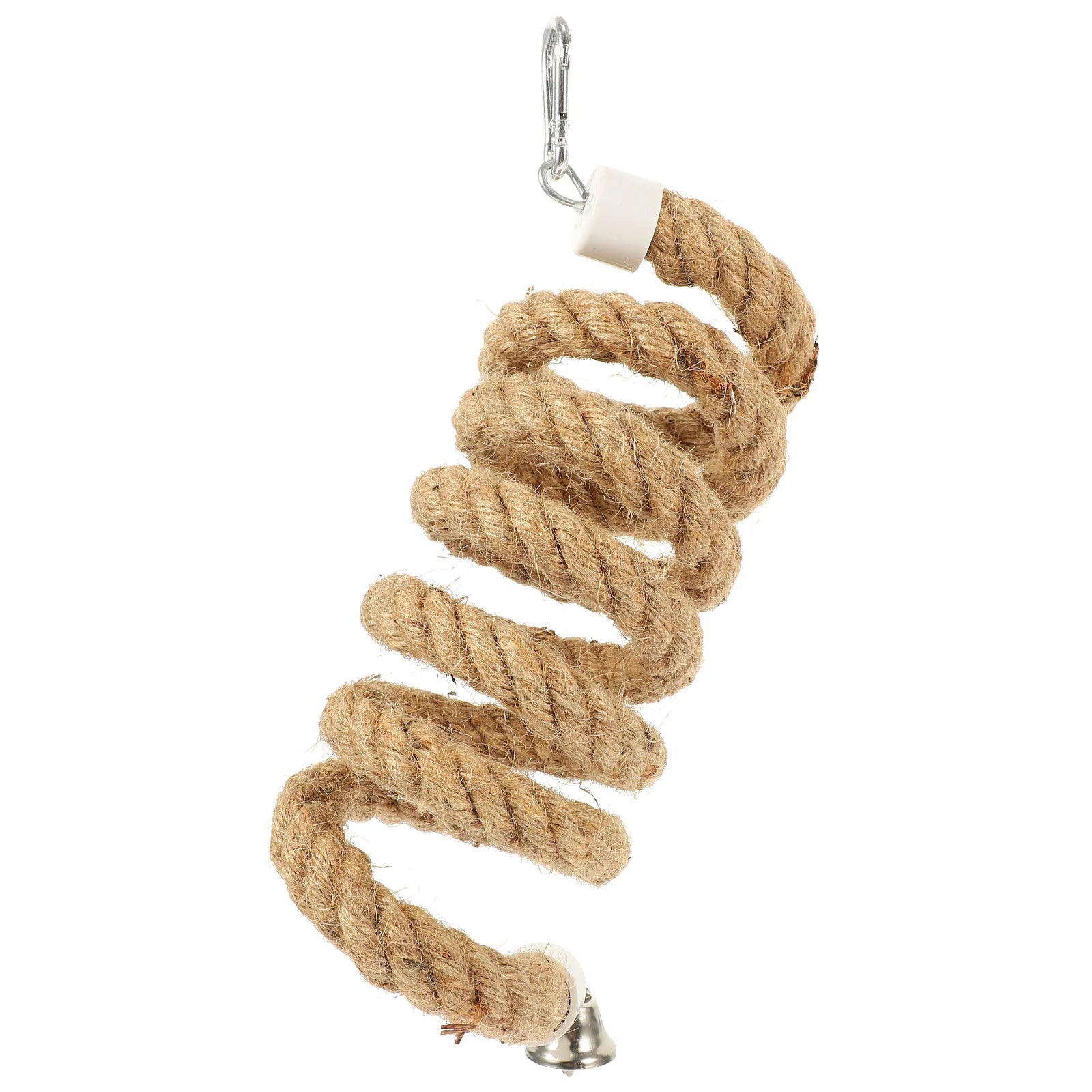 BeakFlex™ Climbing Rope Perch | Spiral Swing Toy for Birds